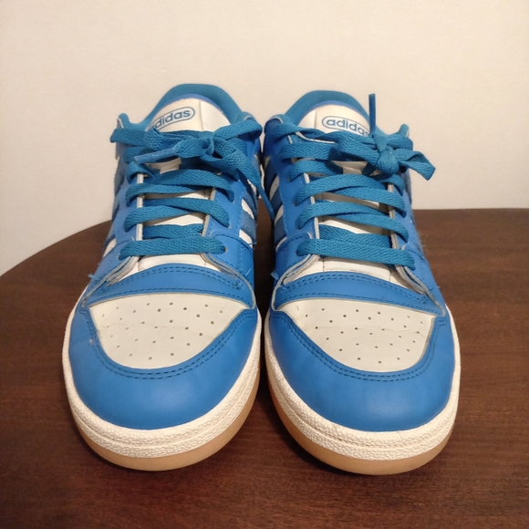 Adidas Blue and White Sneakers - Picture 2 of 12